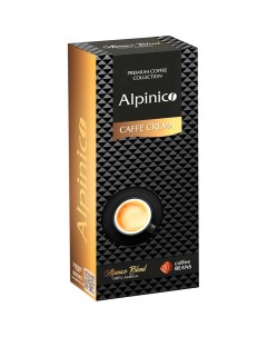 Кофе в зернах Caffe Сrema 250 г Alpinico