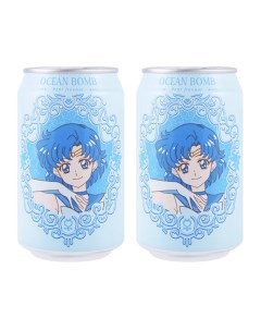 Напиток газированный Груша Sailor Moon 2 шт по 330 мл Ocean bomb