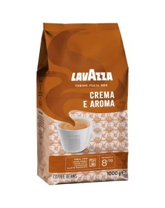 Кофе в зернах Crema e Aroma вакуумный пакет 1кг Lavazza