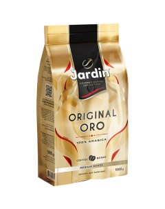 Кофе в зернах Oro премиум вакуумный пакет 1кг Jardin