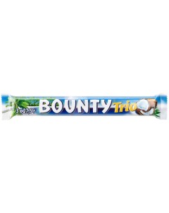 Шоколадный батончик Bounty трио 82 5г 2шт Mars