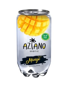 Вода газированная манго 350 мл Aziano