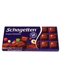 Шоколад Praline Noisettes 100 г Schogetten