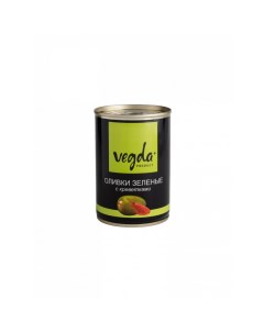 Оливки зеленые product с креветками жестяная банка Vegda
