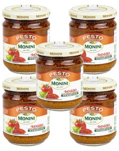 Соус песто Pesto Rosso томатный 190 гр 5 шт Monini