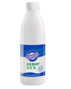Кефир 2 5 900 мл Минская марка