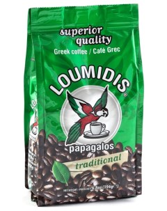 Кофе молотый 194 г Loumidis papagalos