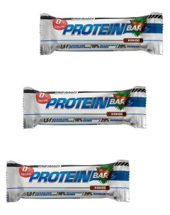 Протеиновый батончик Protein bar без сахара Кокос 3х50г Ironman