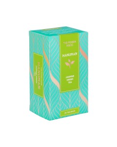 Чай зеленый ароматизированный Jasmine Green Tea пакетированный 50 г 25 пакетиков Hanuman