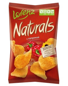Картофельные чипсы Lorenz с паприкой 100 г Naturals