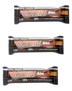 Протеиновый батончик Protein bar с Коллагеном Шоколад 3х50г Ironman