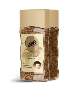 Кофе растворимый Gold сублимированный в банке 100 г Lebo