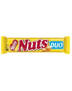 Шоколадный батончик Duo 66 г Nuts