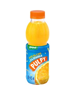 Напиток сокосодержащий Апельсин 0 45 л Pulpy