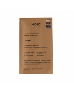 Шоколад кешью с гречишным чаем Cookie 20 г Mojo cacao