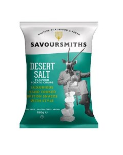 Чипсы картофельные с солью пустыни 150 г Savoursmiths