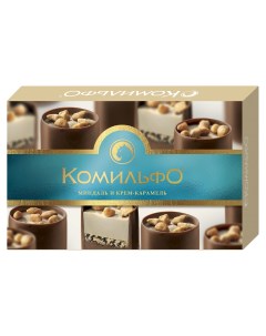Конфеты шоколадные Крем Миндаль 116 г Komilfo