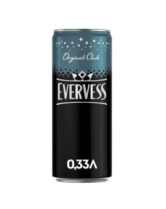 Газированный напиток Black Royal сильногазированный 0 33 л Evervess