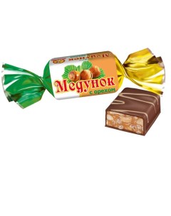 Конфеты Медунок с орехом Slavyanka