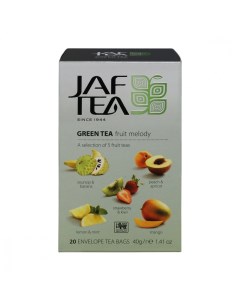 Чай Green Fruit Melody зеленый с добавками ассорти 5 видов по 4 сашета Jaf tea