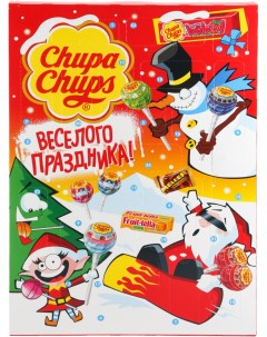 Карамель Новогодний календарь подарочный набор 197 6 г Chupa chups