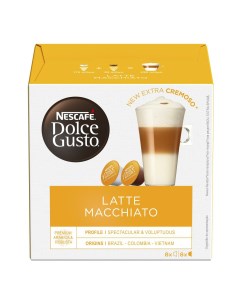 Кофе Dolce Gusto Latte Macchiato в капсулах 16 шт 183 г Nescafe