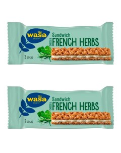 Хлебцы ржаные Sandwich Cheese herbs 30г х 2 шт Wasa