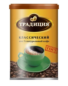 Кофе растворимый Русский Продукт гранулированный классический 95 г Традиция