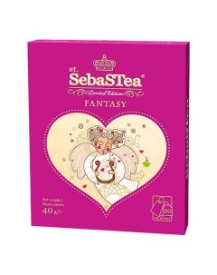 Чай ассорти Fantasy в фиолетовой коробке в пакетиках 2 г х 20 шт Sebastea