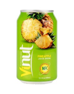 Напиток безалкогольный сокосодержащий со вкусом ананаса 330 мл Vinut