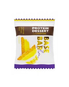 Печенье Base bar slim Protein dessert 12 протеина со вкусом манго 45 г Basebar
