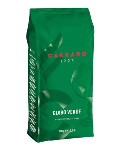 Кофе в зернах Globo Verde 1 кг Carraro