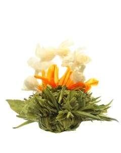 Связанный чай Бай Хуа Сян Цзы Лунный сад жасминовый 100 г Подари чай
