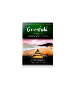 Чай оолонг Milky Oolong в пирамидках 20 пакетиков Greenfield