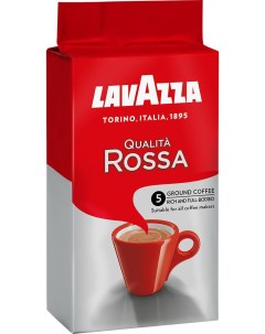 Кофе молотый qualita rossa 250 г Lavazza