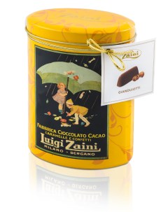 Шоколадные конфеты Gianduiotti с цельным лесным орехом 186г Zaini