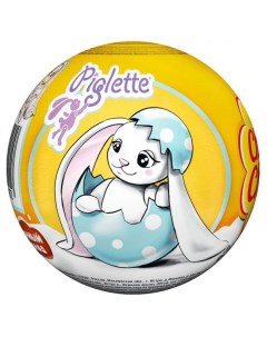 Шоколадный шар с игрушкой внутри Зайки Piglette 20 г Chupa chups