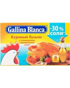 Куриный бульон с пониженным содержанием соли 80 г Gallina blanca