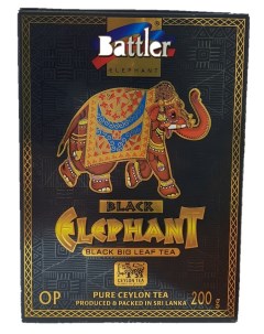 Чай черный слон черный листовой ОР 250 г Battler