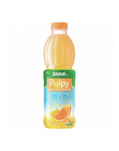 Напиток сокосодержащий Pulpy свежая мякоть апельсин 900 мл Добрый
