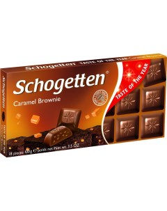 Шоколад caramel brownie chocolate 100 г Schogetten