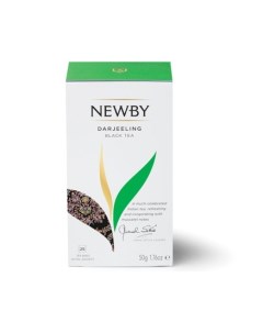 Чай черный darjeeling 25 пакетиков Newby