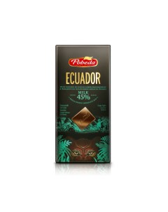 Шоколад молочный Эквадор 45 какао Победа вкуса