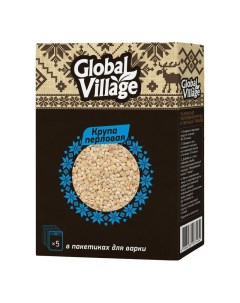 Крупа перловая в пакетиках 80 г х 5 шт Global village