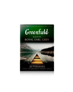 Чай чёрный Royal Earl Grey 20 пакетиков Greenfield