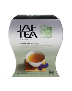 Чай Earl Grey зеленый с бергамотом 100 г Jaf tea