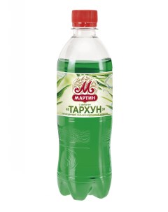 Напиток Тархун безалкогольный сильногазированный лимонад 500 мл Martin