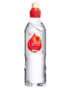 Вода питьевая L ETO со вкусом Клубники мяты негазированная ПЭТ 0 5 л 12 штук Леденёв
