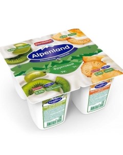 Продукт йогуртный Альпенлэнд киви крыжовник ананас 0 3 95 г Alpenland