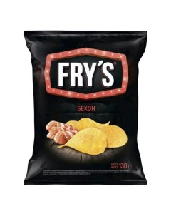 Чипсы картофельные Бекон 130 г Fry`s